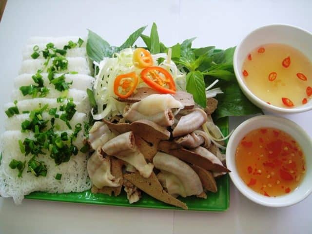 bánh hỏi cháo lòng